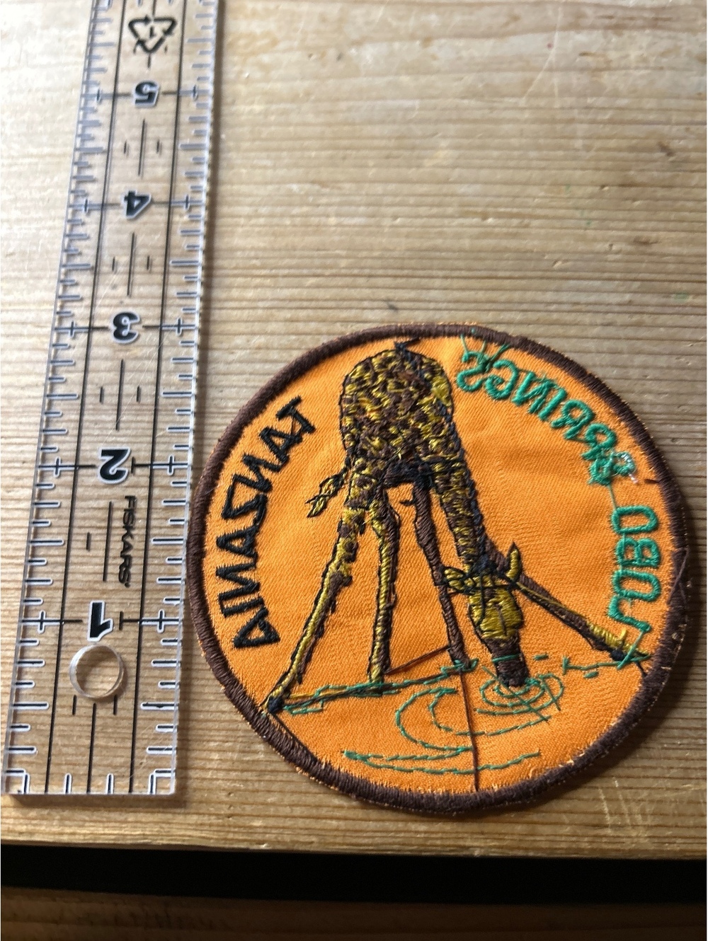 Vintage Tanzania Lobo Springs Embroidered Patch